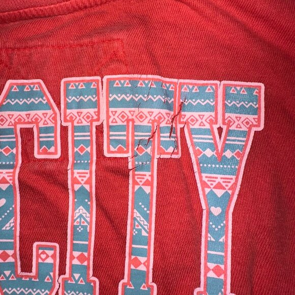 Panama City Beach Small US Vintage Long Sleeve Pullover Crew Neck T-shirt Tee - Picture 11 of 13